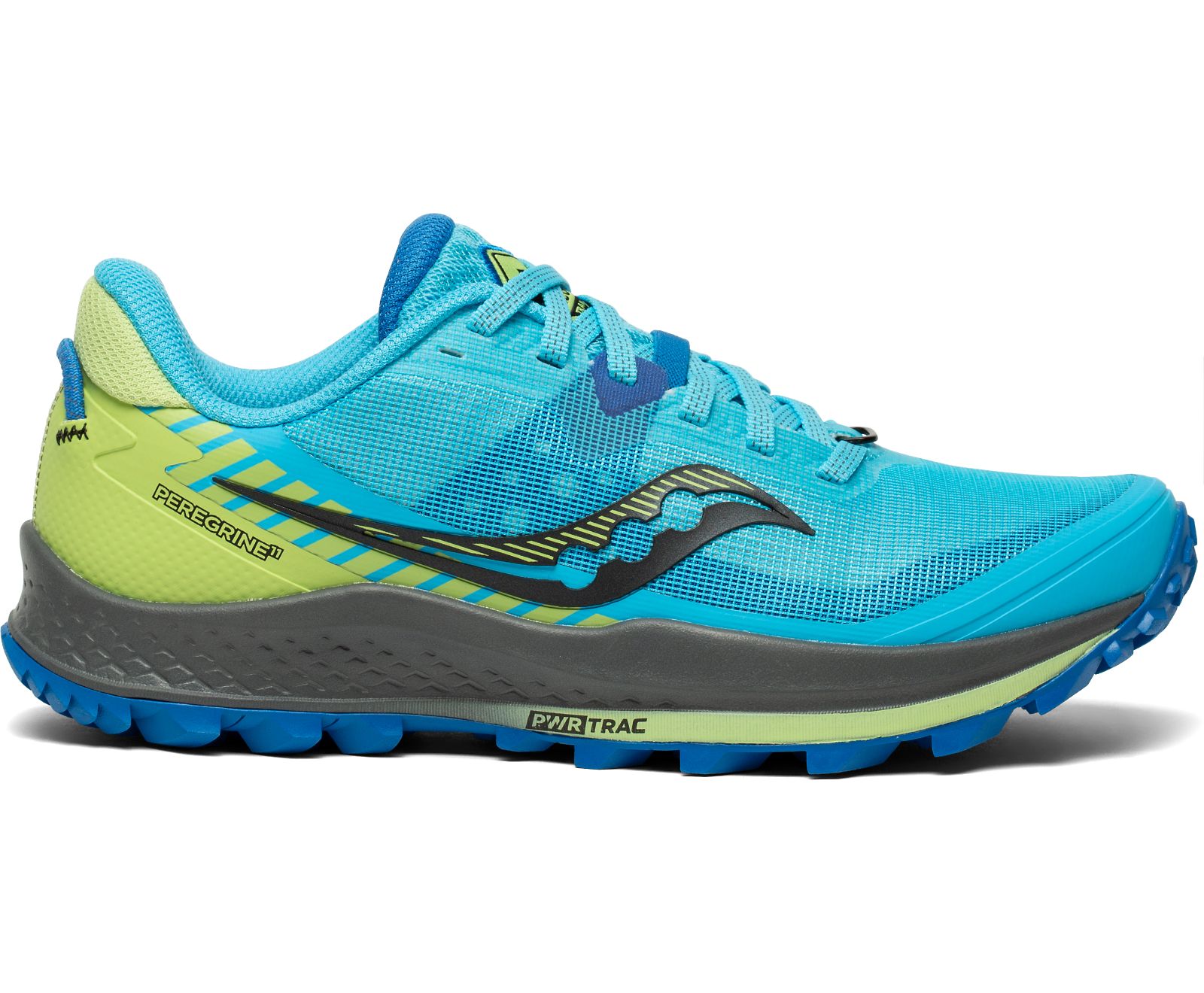 Tenis Para Trail Running Saucony Peregrine 11 Mujer Azules Verdes | México 231VRWD